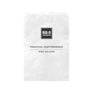 Wholesale  - White Kraft Merchandise Bag 12 x 2 3/4 x 18