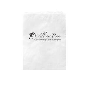 Business  - White Kraft Merchandise Bag - 12 x 15