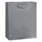 Platinum Gloss Laminated Euro Tote Bag - 8 x 4 x 10 Platinum