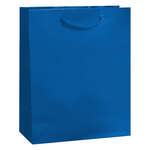 Blue, Royal Gloss Laminated Euro Tote Bag - 8 x 4 x 10 Blue, Royal