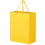 Matte Laminated Euro Tote Bag - 8 x 4 x 10 Sun Gold