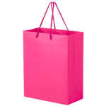 Matte Laminated Euro Tote Bag - 8 x 4 x 10 Pink