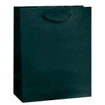 Matte Laminated Euro Tote Bag - 8 x 4 x 10 Green, Hunter