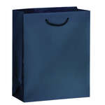Matte Laminated Euro Tote Bag - 8 x 4 x 10 Blue, Navy