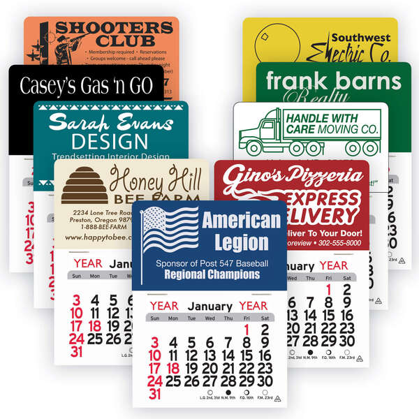 Adhesive Peel-N-Stick - Rectangle 2022 Calendar | Deluxe