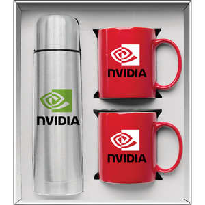 Promotional Products - Hampton To Go Set - Red/Orange