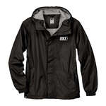 Rupert Men's Waterproof Breathable Rain Jacket Black/Gray, Ash