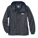 Rupert Men's Waterproof Breathable Rain Jacket Gray, Jet/Blue, Navy