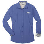 Maria Women's 4-Way Stretch Eco-Woven Shirt Blue, True