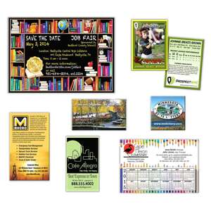 Geometric Shaped Magnets - 11 Sq Square Corners Flat Flexible Magnet