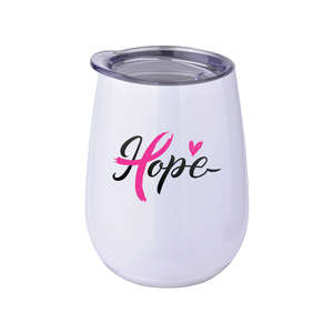 Drinkware - 10 oz. Stainless Steel Stemless Wine Glass