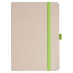 Sugarcane Notebook / Journal With FSC Certified Paper Green, Lime