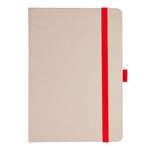 Sugarcane Notebook / Journal With FSC Certified Paper Red