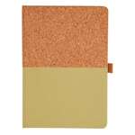 Cork And Fruit Paper Notebook / Journal With FSC Certified Paper Olive