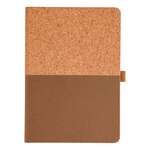 Cork And Fruit Paper Notebook / Journal With FSC Certified Paper Hazelnut
