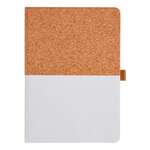 Cork And Fruit Paper Notebook / Journal With FSC Certified Paper White
