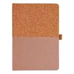 Cork And Fruit Paper Notebook / Journal With FSC Certified Paper Almond