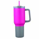 3-in-1 Stainless Steel 20 oz Tumbler and Can Cooler with handle Magenta