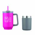 3-in-1 Stainless Steel 20 oz Tumbler and Can Cooler with handle See Comments