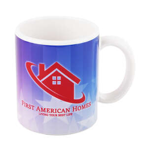 Classic C Handle Mugs - 11 Oz USA Ceramic Mug: Full Color