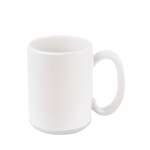 15 Oz USA Ceramic Mug: Full Color White