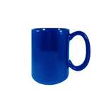 USA 15 oz. El Jefe Ceramic Mug Blue, Cobalt