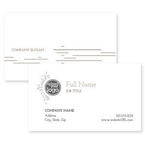 Business Cards - Chasing The Lines Business Card 2x3-1/2 Rectangle Horizontal