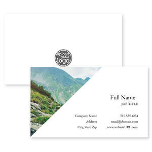 Business Cards - Classic Corners Business Card 2x3-1/2 Rectangle Horizontal