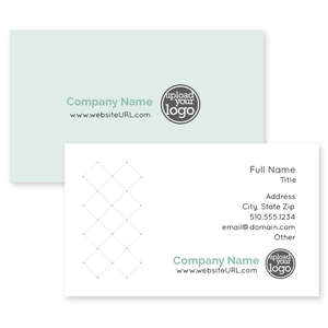 Business Cards - Connected Dots Business Card 2x3-1/2 Rectangle Horizontal
