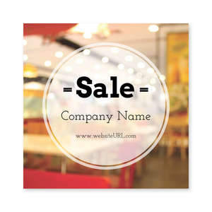 Custom Stickers - Blowout Sticker 3x3 Square