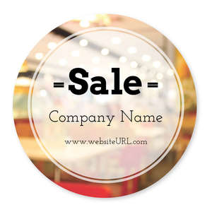 Custom Stickers - Blowout Sticker 4x4 Circle