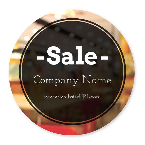 Blowout Sticker 4x4 Circle | Deluxe