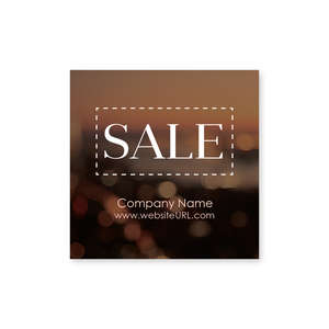 Custom Stickers - Blurred Lights Sticker 2x2 Square