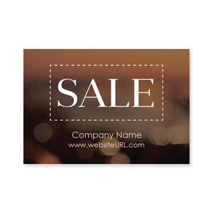 Custom Stickers - Blurred Lights Sticker 2x3 Rectangle Horizontal