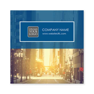 Custom Stickers - City Street Sticker 3x3 Square