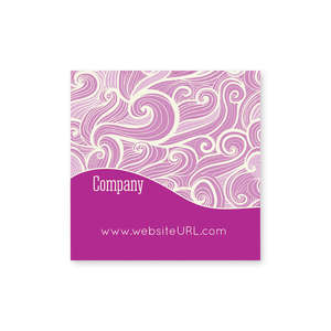 Custom Stickers - Curls Sticker 2x2 Square