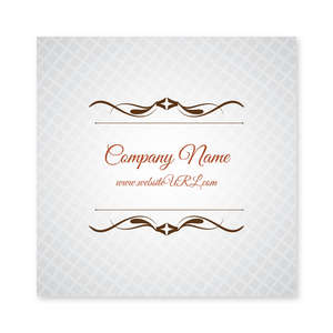 Custom Stickers - Cursive & Gray Sticker 3x3 Square