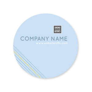 Custom Stickers - Dotted Sticker 2x2 Circle