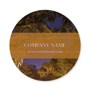 Custom Stickers - Dreamy Trees Sticker 3x3 Circle