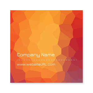 Custom Stickers - Green Scene Sticker 3x3 Square