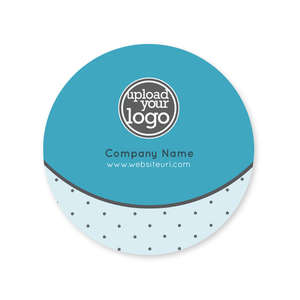 Custom Stickers - Polka Dots Sticker 2x2 Circle