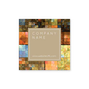 Custom Stickers - Shimmering Squares Sticker 2x2 Square