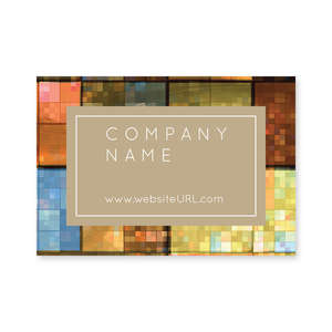 Custom Stickers - Shimmering Squares Sticker 2x3 Rectangle Horizontal