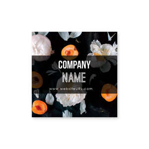 Custom Stickers - Simple Flower Sticker 2x2 Square