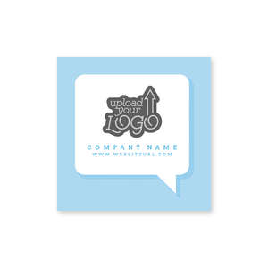 Custom Stickers - Talk Bubble Sticker 2x2 Square