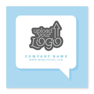 Custom Stickers - Talk Bubble Sticker 4x4 Square