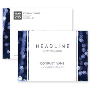 Custom Postcards - Glitterati Card Postcard 5x7 Rectangle Horizontal