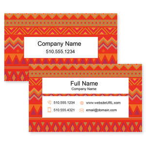 Business Cards - Southwestern Business Card 2x3-1/2 Rectangle
