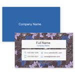 Koi Lily Business Card 2x3-1/2 Rectangle Grape Violet