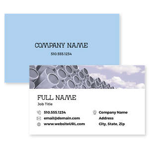 Business Cards - Sunny Pipes Business Card 2x3-1/2 Rectangle